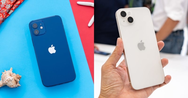 So sánh iPhone 12 cũ và iphone 14 mới