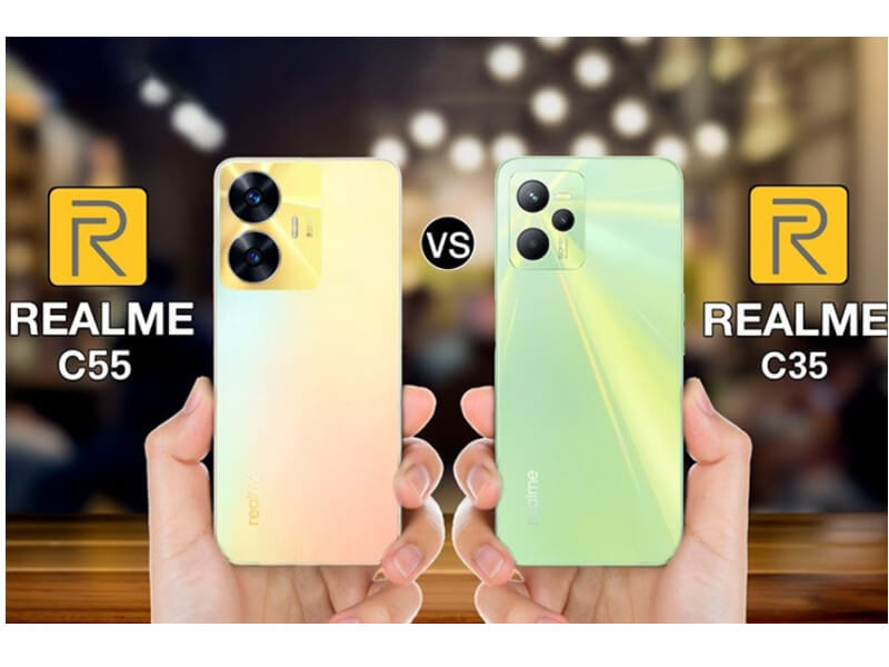 So sánh Realme C55 với Realme C35